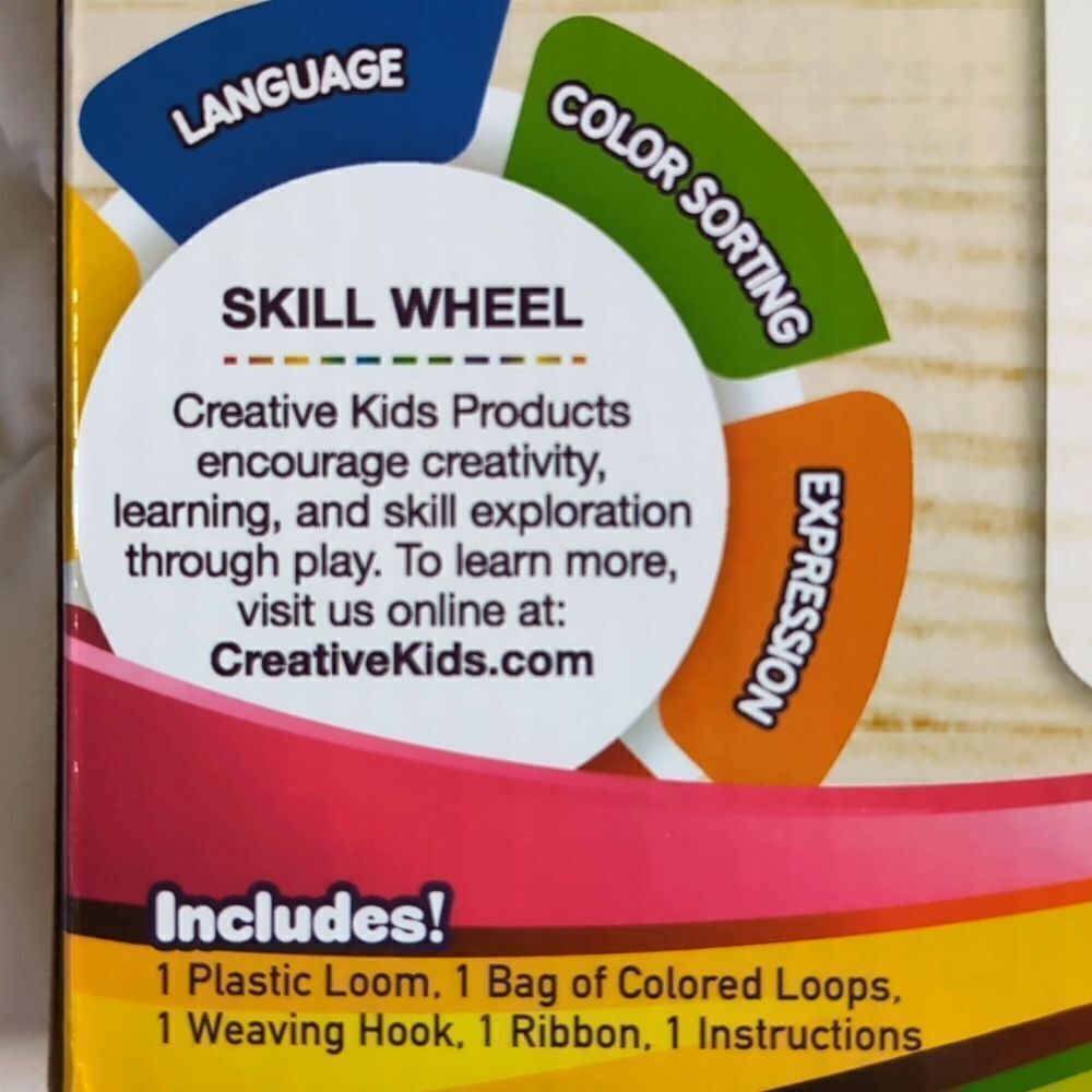 Creative Kids Loopy Loom Colorful Weaving Set, NEW - Picture 6 of 6